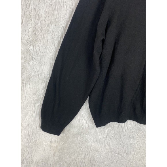 Garret Scott Mens Black 100% Extra Fine Merino Wool Size XXL - Picture 2 of 12